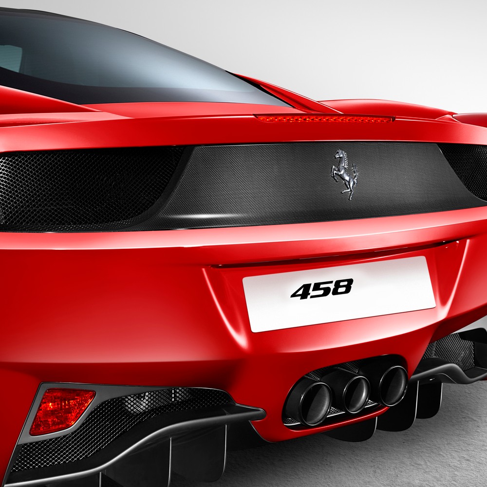 Ferrari カーボンファイバー フォトフレーム カーボンファイバー リアスポイラー